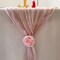 Wrapables 10Ft Bohemian Cheesecloth Gauze Table Runner for Rustic Weddings, Parties, Home Decor, Dusty Pink